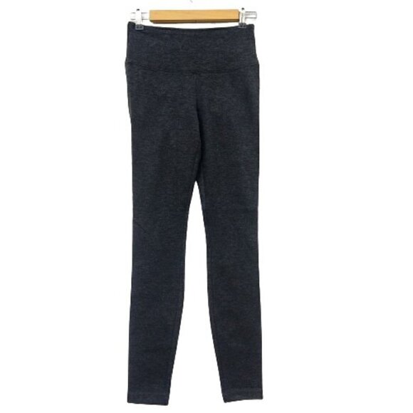 WHBM Runway Legging Size 6 New Charcoal Gray Heather Ponte Knit Ankle Length - Picture 1 of 8